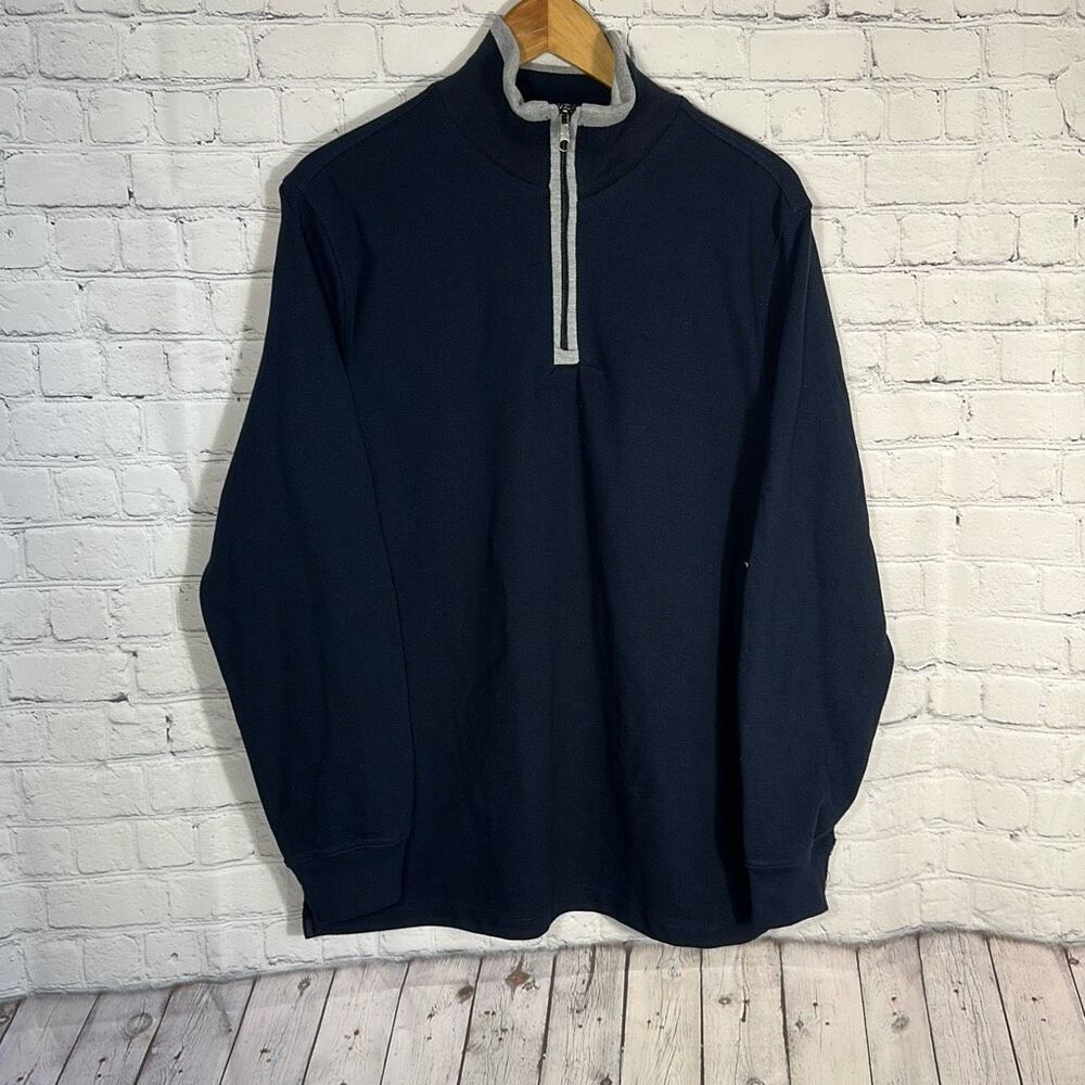 Oda Quarter Zip‎ Jacket Mens L Large Blue New